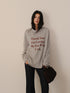 FU FRESH UP Oversized Letter Print Colorblock Women&