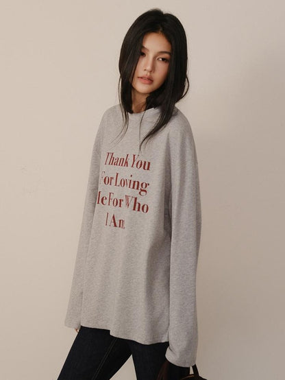 FU FRESH UP Oversized Letter Print Colorblock Women&