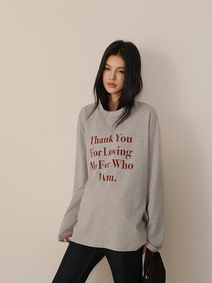 FU FRESH UP Oversized Letter Print Colorblock Women&