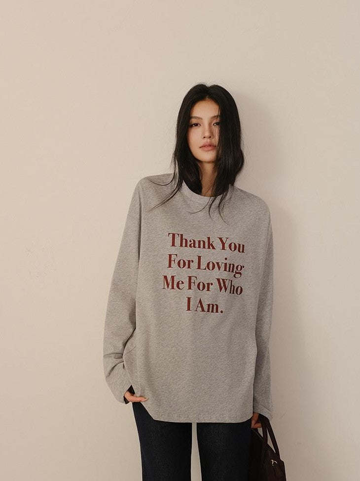 FU FRESH UP Oversized Letter Print Colorblock Women&