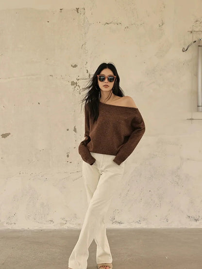 FU FRESH UP Premium Corduroy Slim Fit High Waisted Wide Leg Pants