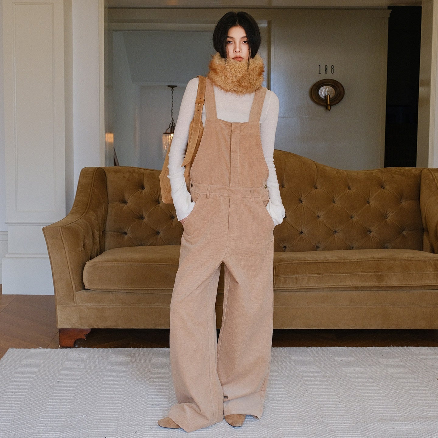 FU_FRESH_UP_Relaxed_Corduroy_Cargo_Adjustable_Straps_Women&