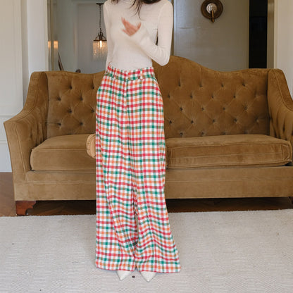 FU_FRESH_UP_Retro_Plaid_High_Waist_Women&