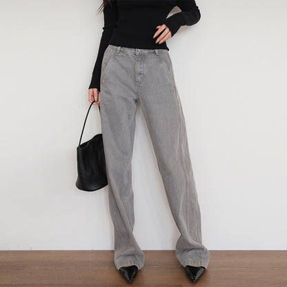 FU_FRESH_UP_Retro_Waterwash_High_Waist_Loose_Women&