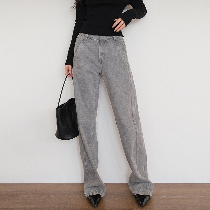 FU_FRESH_UP_Retro_Waterwash_High_Waist_Loose_Women&