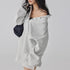 FU_FRESH_UP_Semi_High_Neck_Button_Down_Collar_Sweatshirt_Shorts_Set_MISSTT