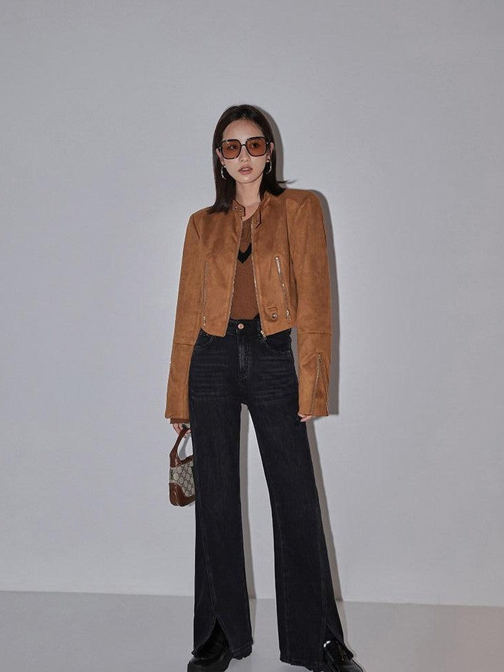 FU FRESH UP Short Cropped Slim Fitted Women&