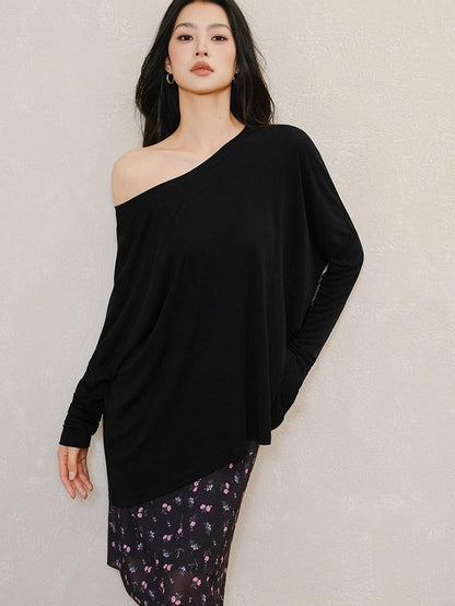FU FRESH UP Slanted Shoulder 3D Cut Relaxed Women&