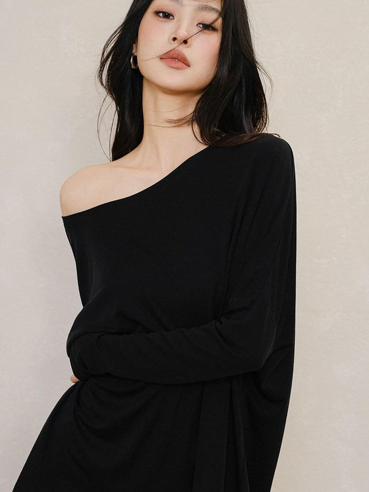 FU FRESH UP Slanted Shoulder 3D Cut Relaxed Women&