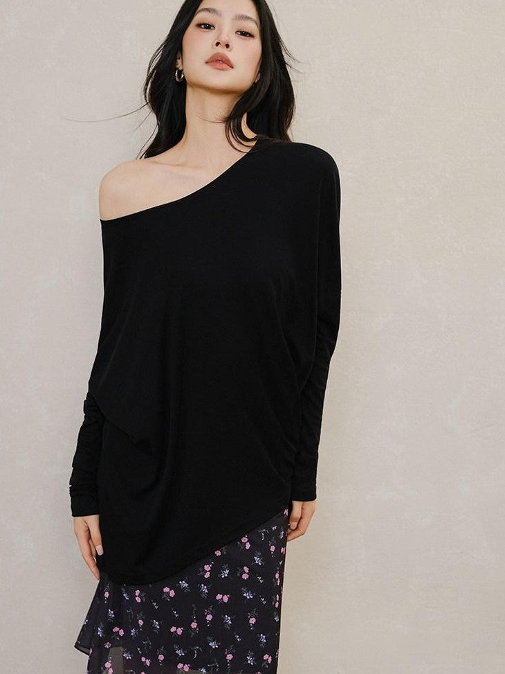FU FRESH UP Slanted Shoulder 3D Cut Relaxed Women&