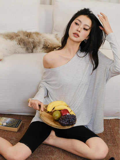 FU FRESH UP Slanted Shoulder 3D Cut Relaxed Women&