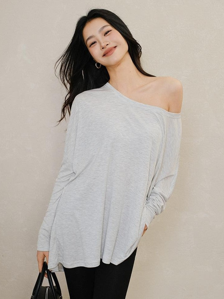 FU FRESH UP Slanted Shoulder 3D Cut Relaxed Women&