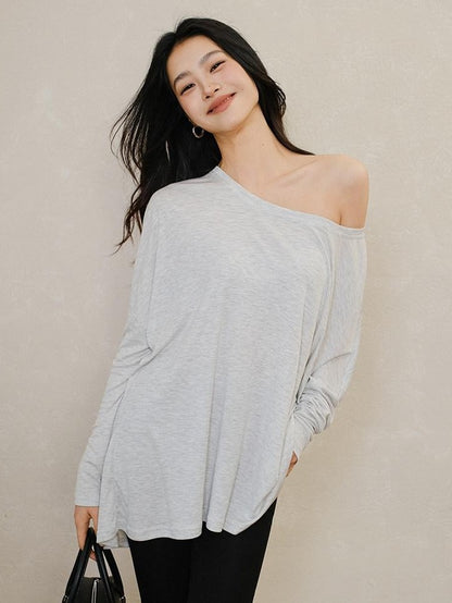 FU FRESH UP Slanted Shoulder 3D Cut Relaxed Women&