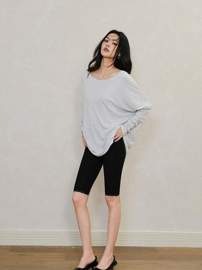 FU FRESH UP Slanted Shoulder 3D Cut Relaxed Women&