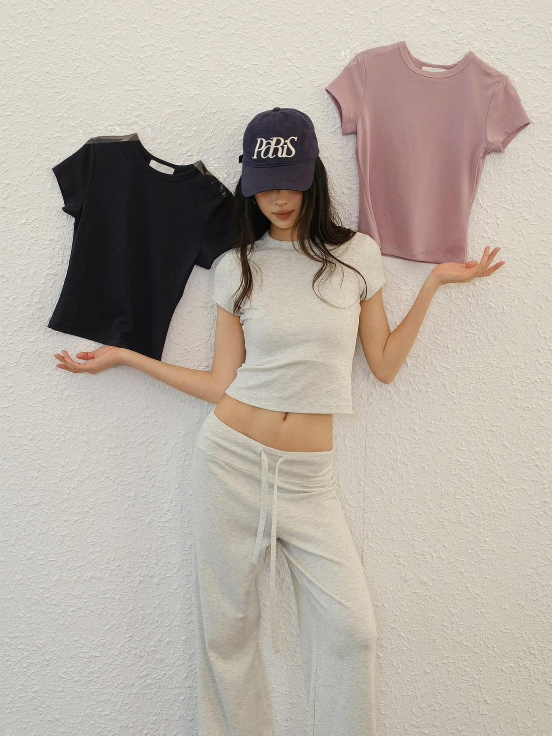 FU FRESH UP Soft Drape High Waist Straight Women&