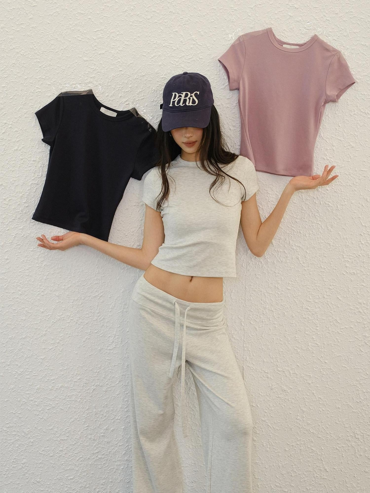 FU FRESH UP Soft Drape High Waist Straight Women&