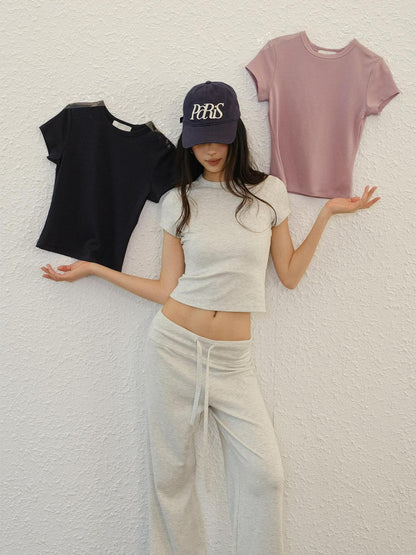 FU FRESH UP Soft Drape High Waist Straight Women&