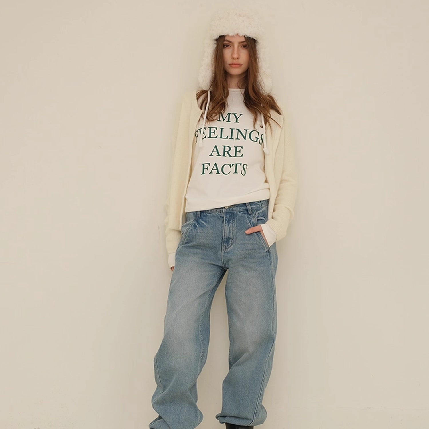 FU_FRESH_UP_Soft_Raccoon_Wool_Blend_Cardigan_V-neck_Long_Sleeve_MISSTT
