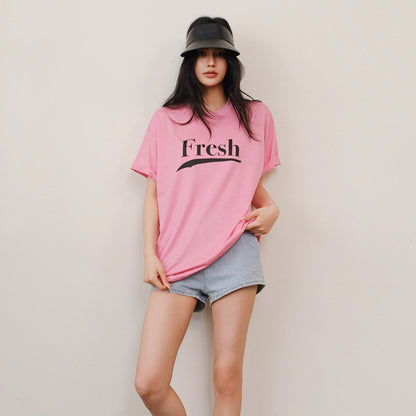 FU_FRESH_UP_Summer_Dopamine_Color_Block_Print_V-neck_T-shirt_Long_Sleeve_MISSTT
