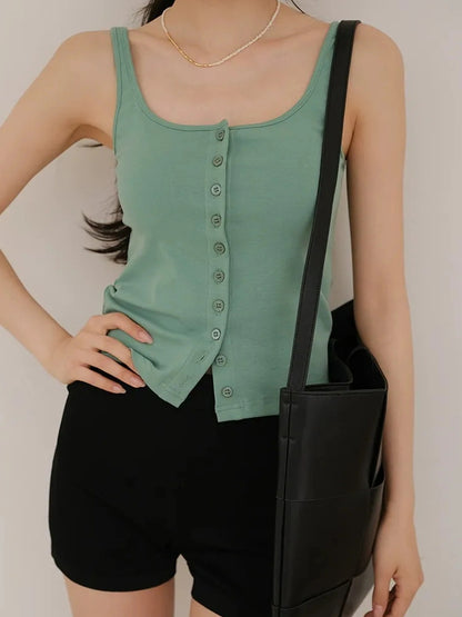 Summer Dopamine U Neck Knit Camisole
