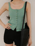 FU FRESH UP Summer Dopamine U Neck Knit Camisole