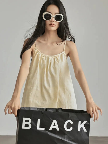 FU FRESH UP Textured French Ribbed Cami And Pant Set