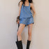 FU_FRESH_UP_U_Neck_Cami_&_Drawstring_Denim_Shorts_Set_MISSTT