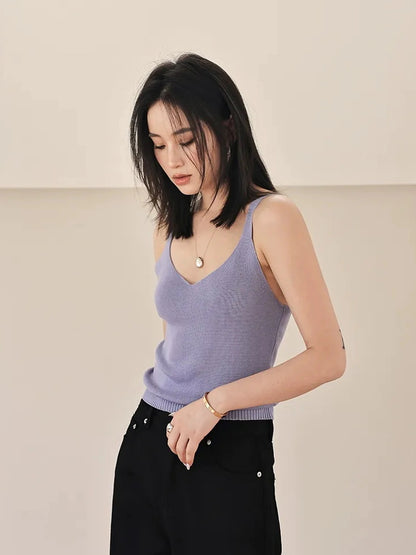 FU FRESH UP V-neck Long Rayleece Knit Cardigan Set
