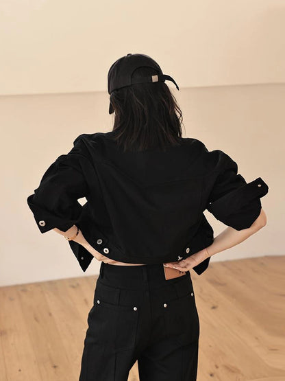 FU FRESH UP Vintage Washed Denim Jacket