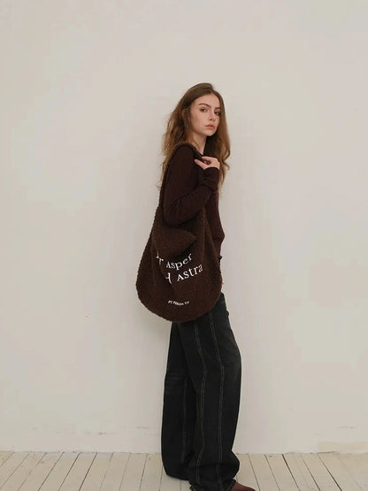 FU FRESH UP Vintage Washed Relaxed Fit Wide Leg Denim Pants