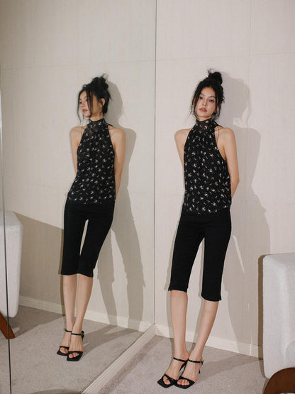 FU FRESH UP Washed High Waist Slim Women&
