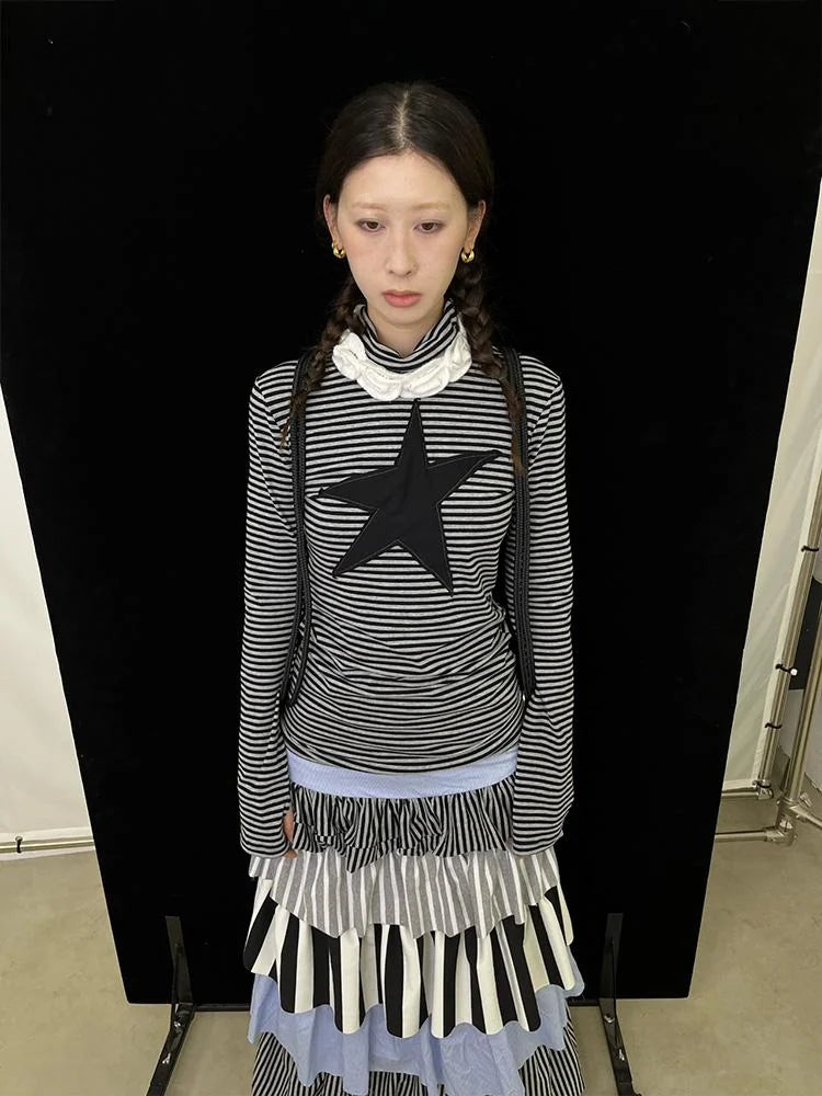 Fall Winter Floral Knit Scarf Neck Warmer