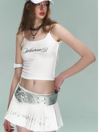 STRIKE A POSE Fashionable Pu Leather Flower Belt For Stylish Women Belts