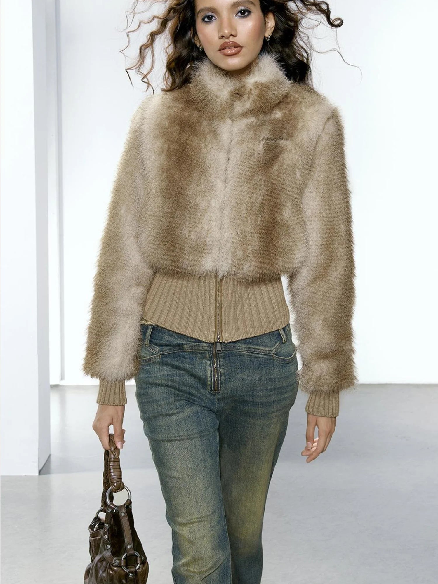 Faux Fur Coat Women&