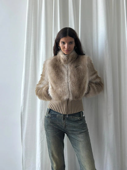 Faux Fur Coat Women&