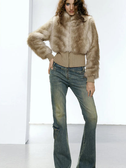 Faux Fur Coat Women&