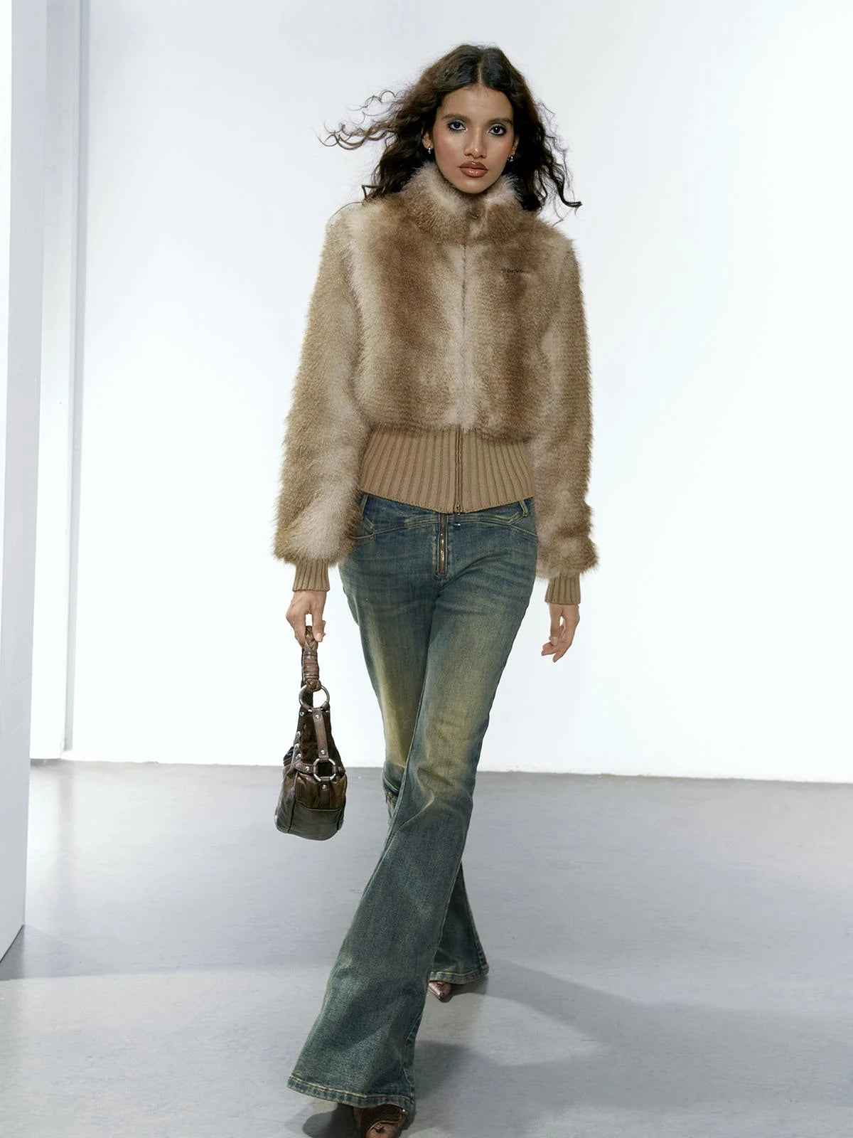 Faux Fur Coat Women&