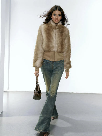 Faux Fur Coat Women&