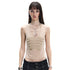 FayChui_Court_Pearl_Knot_3d_Embellished_Double_Rib_V-neck_Slim_Women&