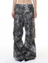 FayChui  Deconstructed Leopard Print Cargo Pants