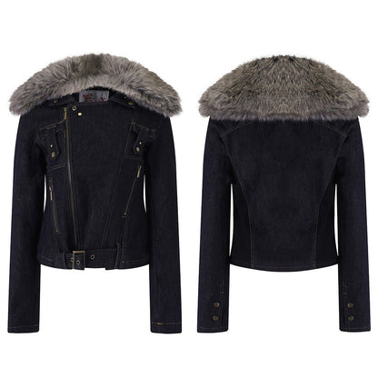 FayChui_Detachable_Fur_Collar_Deconstructed_Zipper_Women&