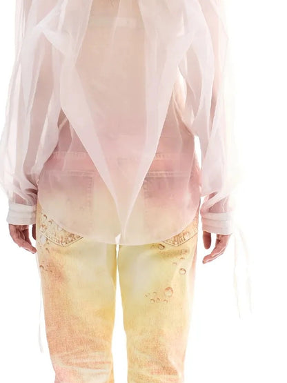 FayChui  Dreamy Floral Flared Jeans