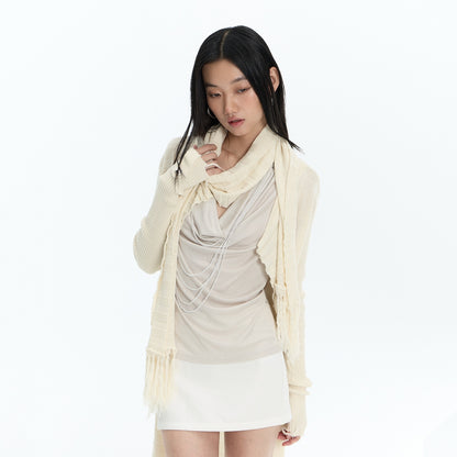 FayChui_Fringe_Knit_V-neck_Long_Sleeve_Women&