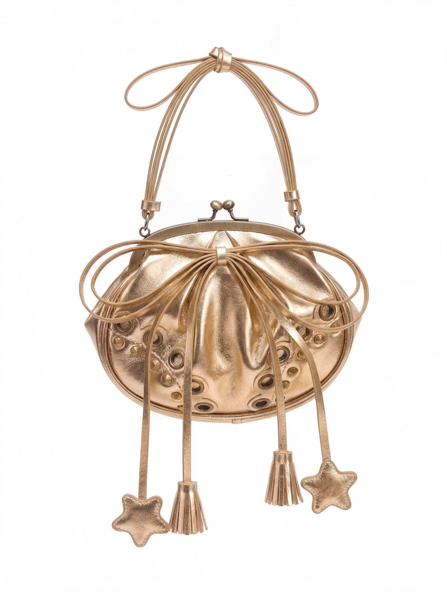 FayChui_Gilded_Satin_Knot_Star_Tassel_Small_Round_Women&