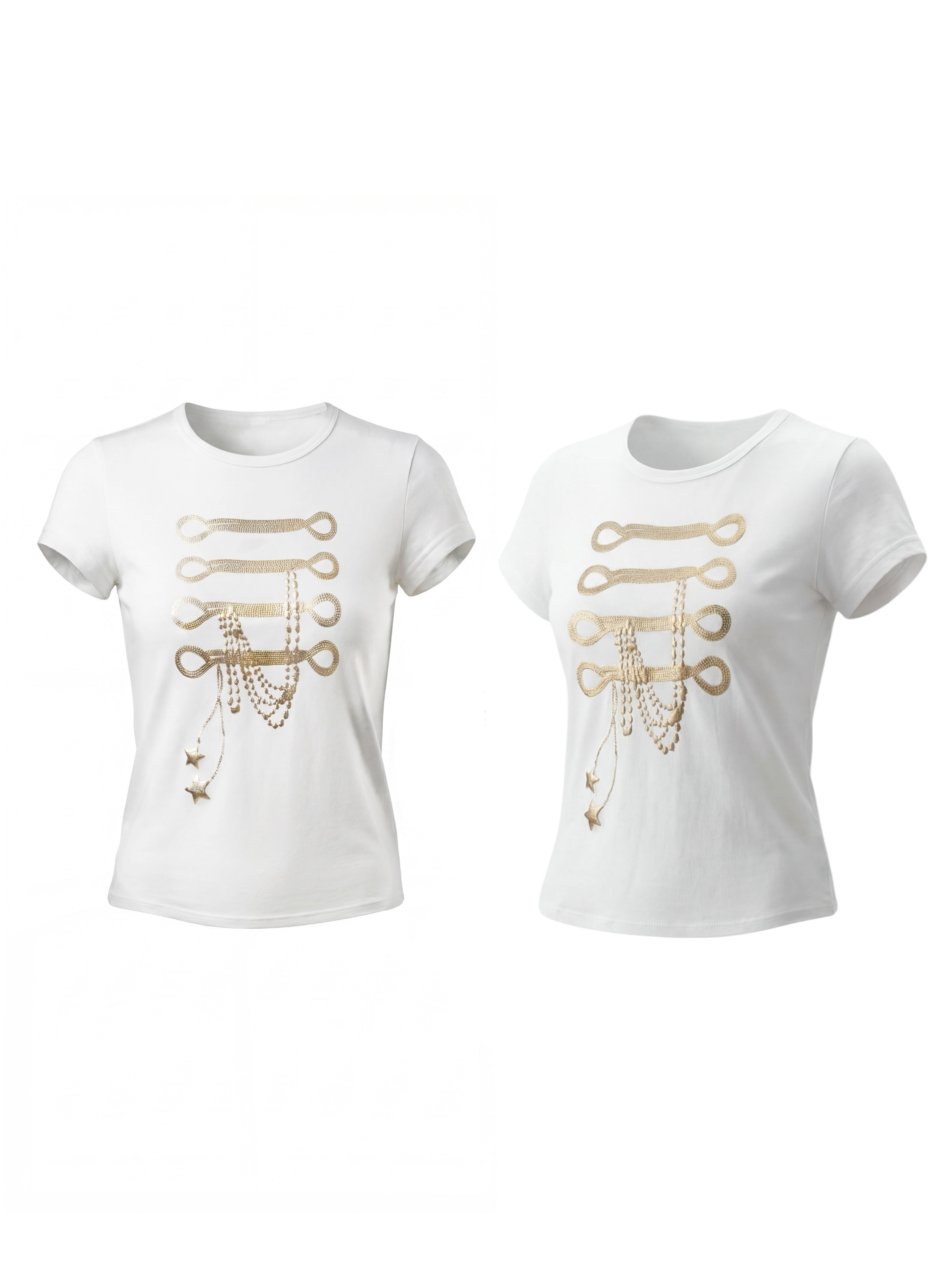 FayChui_Gold_Foil_Print_Chain_Slim_Women&