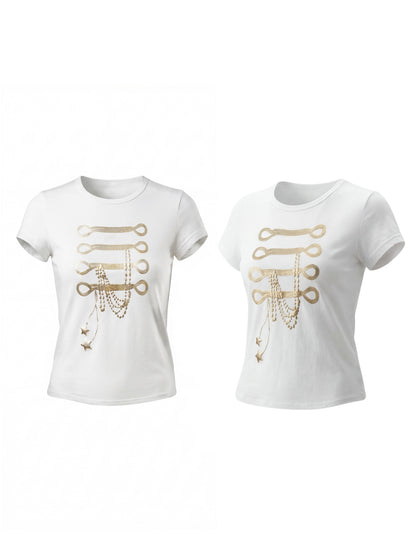FayChui_Gold_Foil_Print_Chain_Slim_Women&