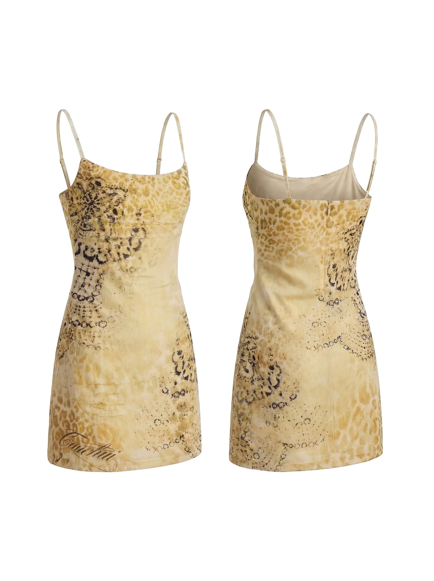 FayChui_Leopard_Floral_Double_Layer_Mesh_Women&