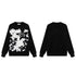 FayChui  Punk Print Oversized Starry Knit Sweater