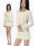 FayChui Rhinestone Jacquard A Line Women&