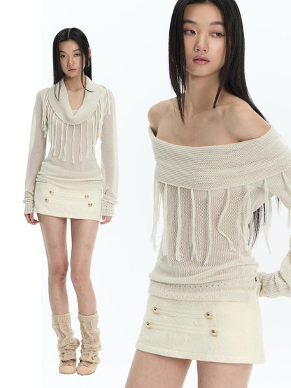 FayChui Rhinestone Jacquard A Line Women&